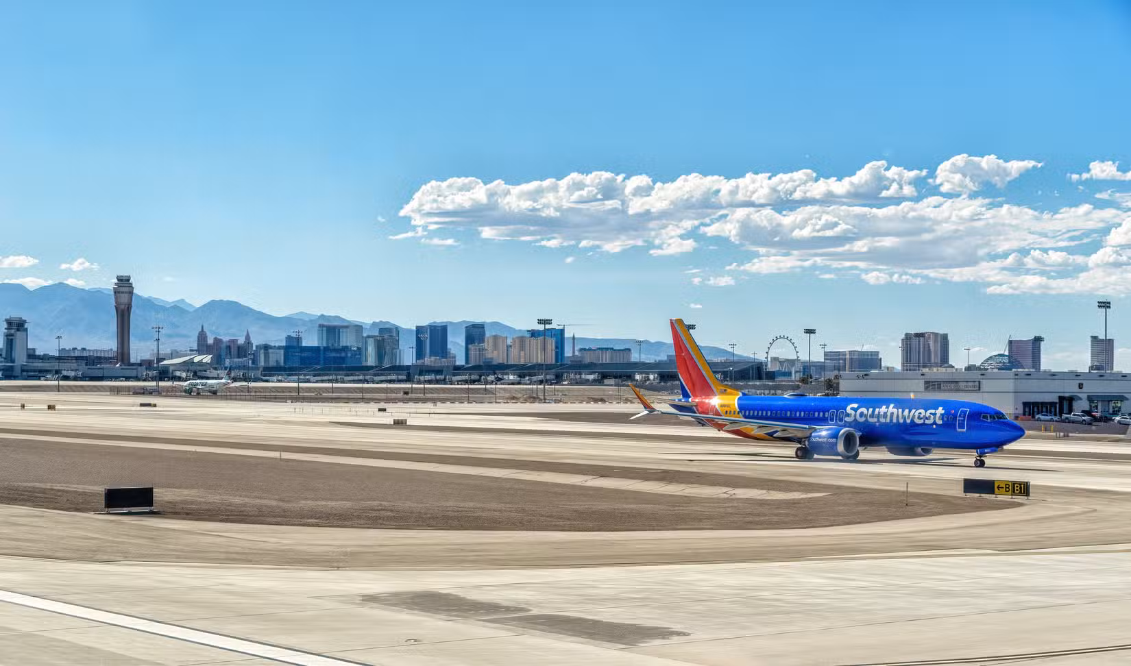 Southwest 737 In Las Vegas