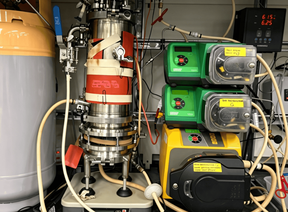 Como parte do projeto, a equipe de pesquisa usou uma nova cepa bacteriana para melhorar o biogás no reator, convertendo dióxido de carbono e hidrogênio em metano ou gás natural renovável.