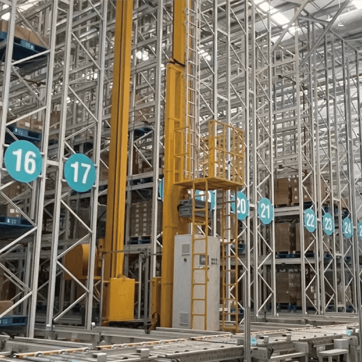 智能堆垛机立库