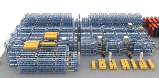 Shuttle穿梭式密集存储立体库