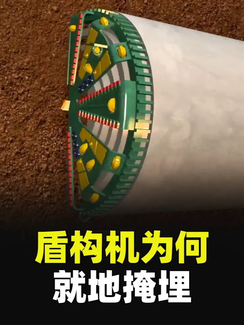 造价上千万的盾构机为何完成大型隧道工程后要就地掩埋？ #科普 #盾构机 #涨知识