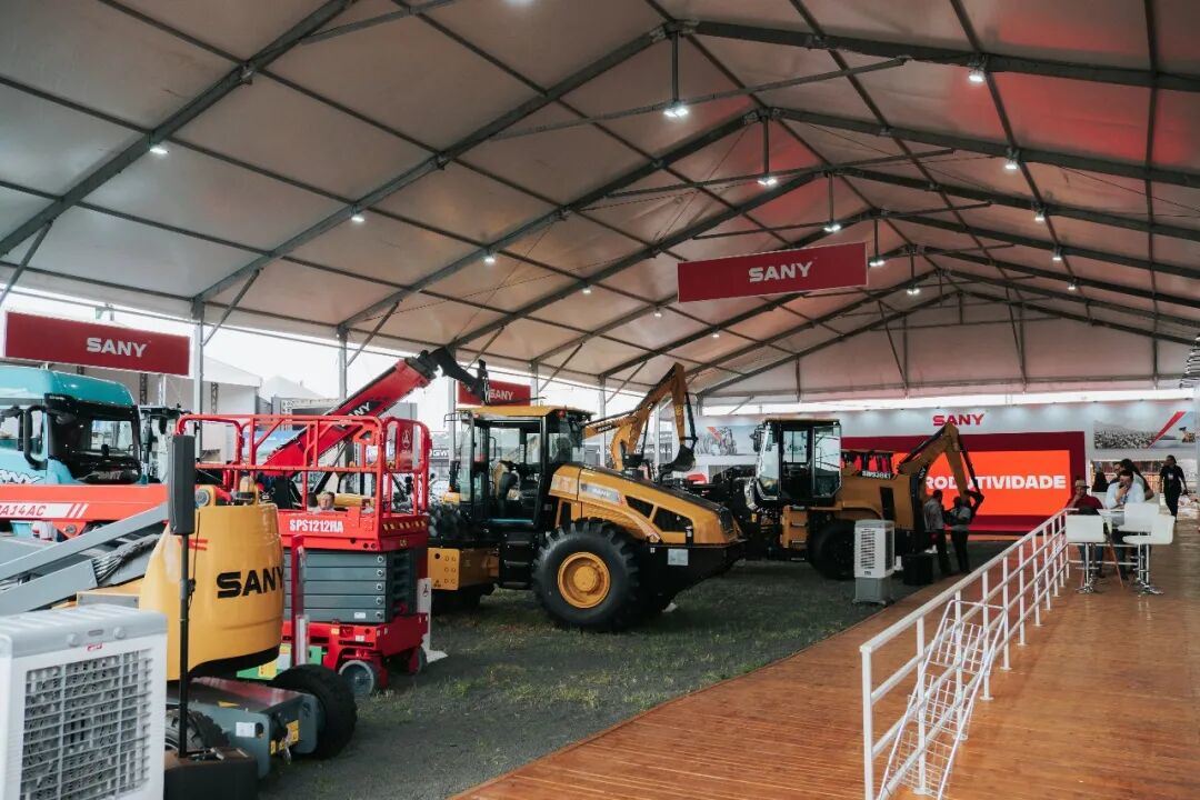 جناح مجموعة SANY في معرض Agrishow 2026