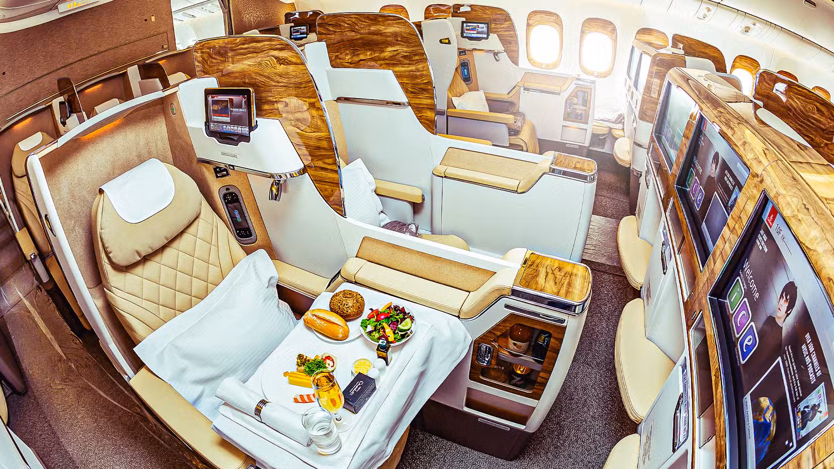 Miniatura Personalizada de Assentos da Classe Executiva da Emirates