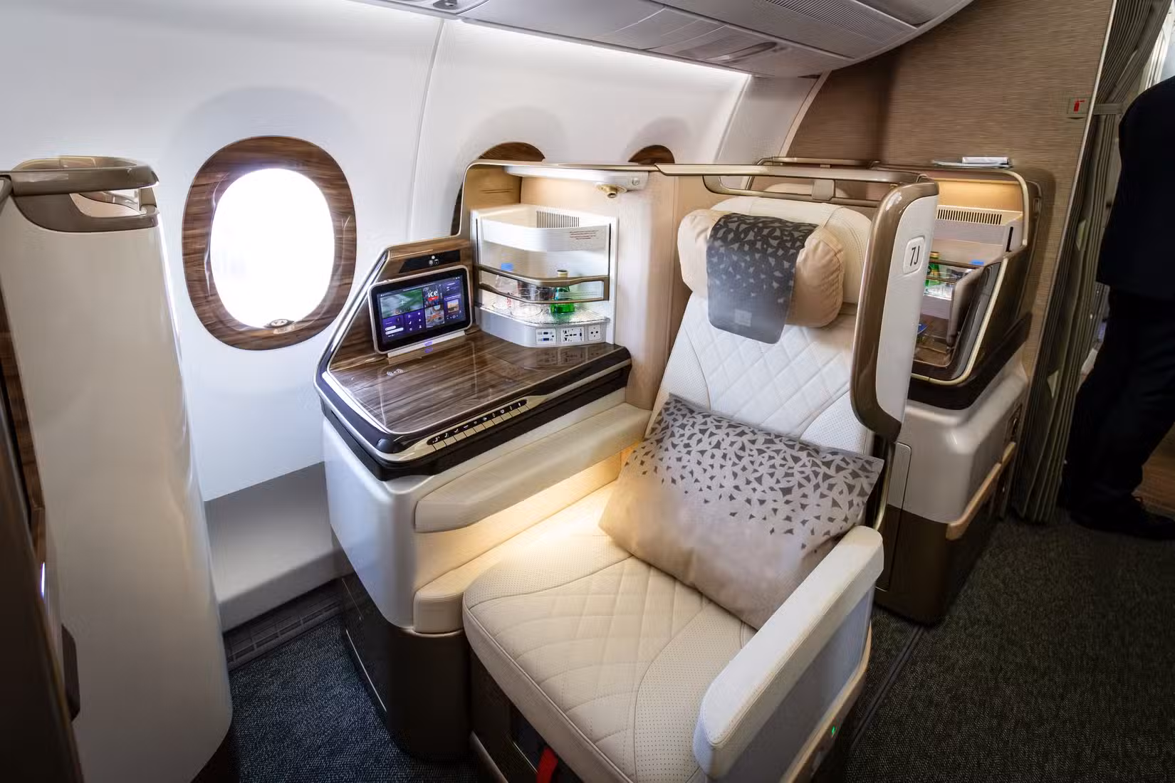 Assentos da Classe Executiva da Emirates