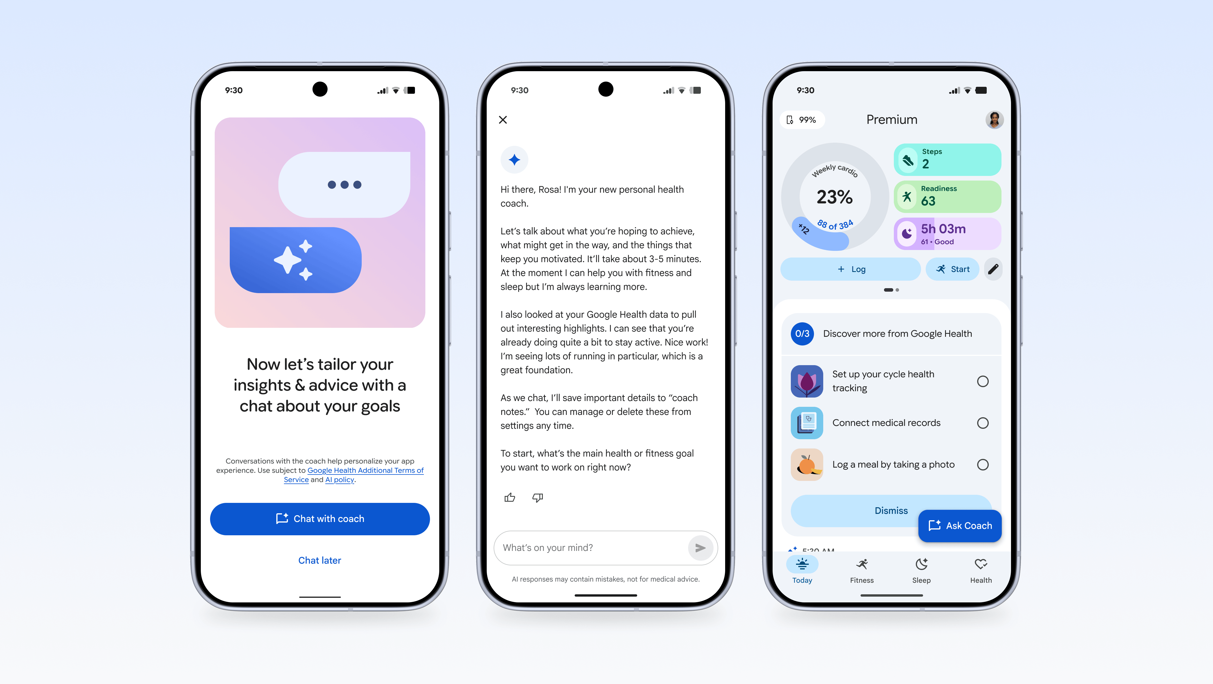 Google Health Coach
