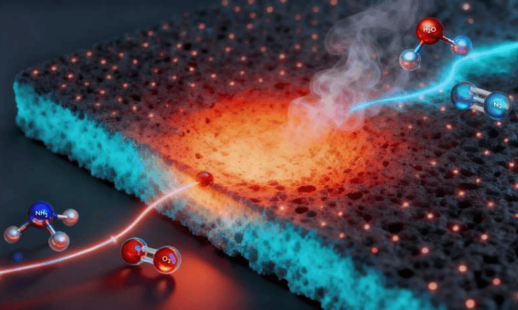 Single-atom platinum catalyst can ignite ammonia at 200 °C and enable its stable combustion at 1100 °C with low nitrogen oxide emissions, thereby providing high-quality, carbon-free thermal energy for the steel, cement, and chemical industries.