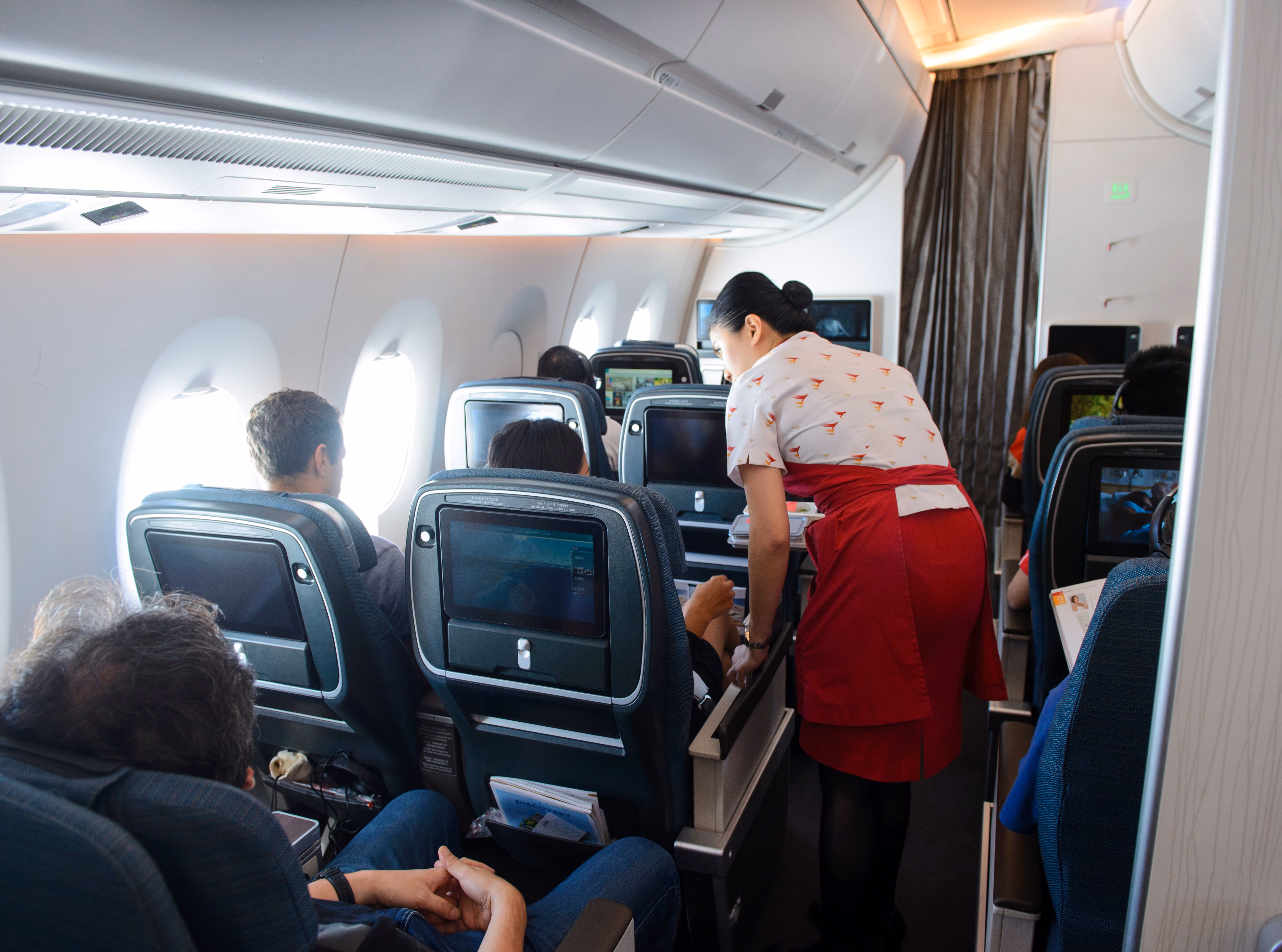  premium economy of Cathay Pacific Airbus 350-900