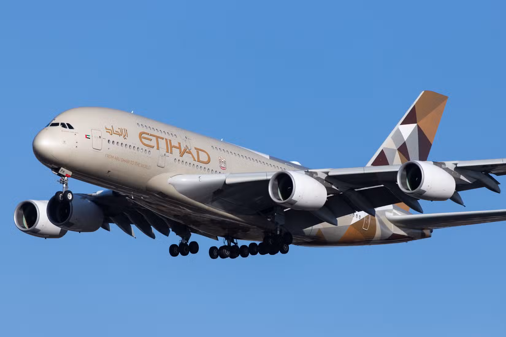 阿提哈德航空A380机上