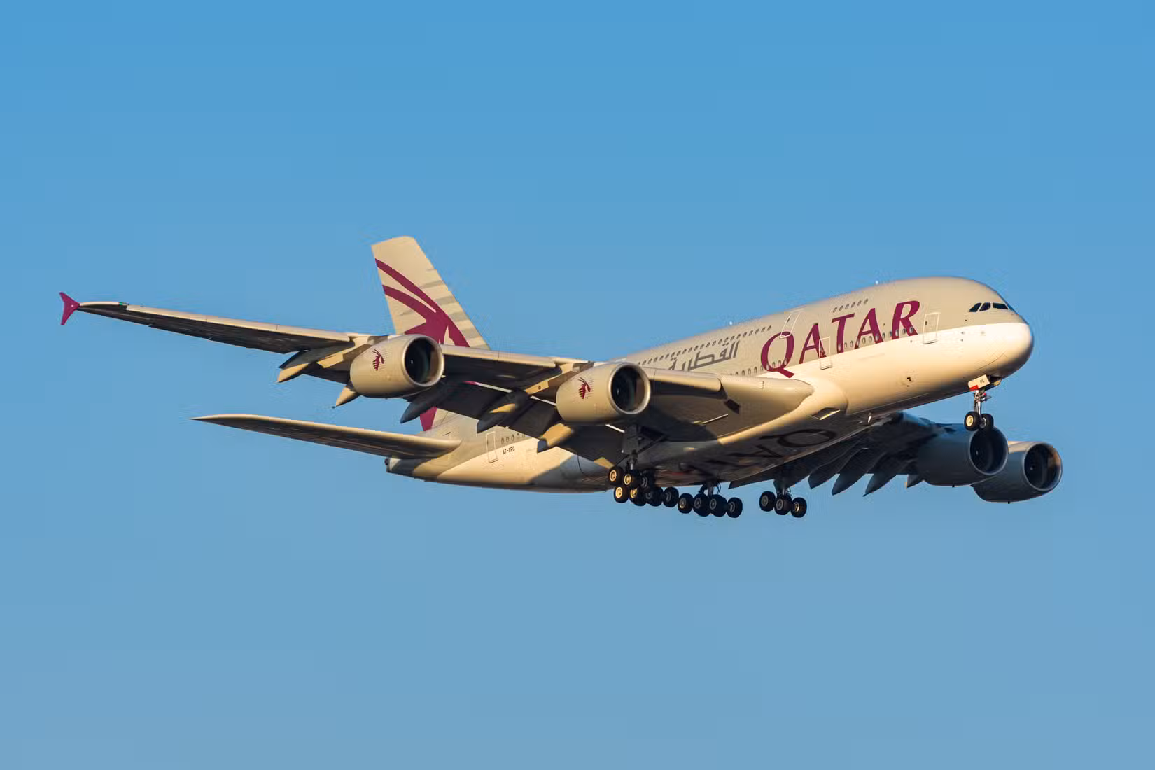 卡塔尔航空A380客舱内景