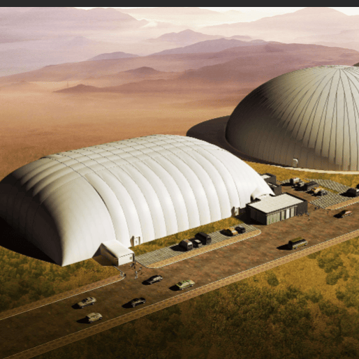 Inflatable membrane structure