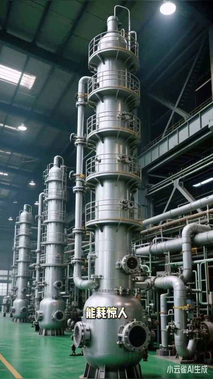 省心省力超重力！气昂昂！#精馏塔 #化工 #溶剂回收