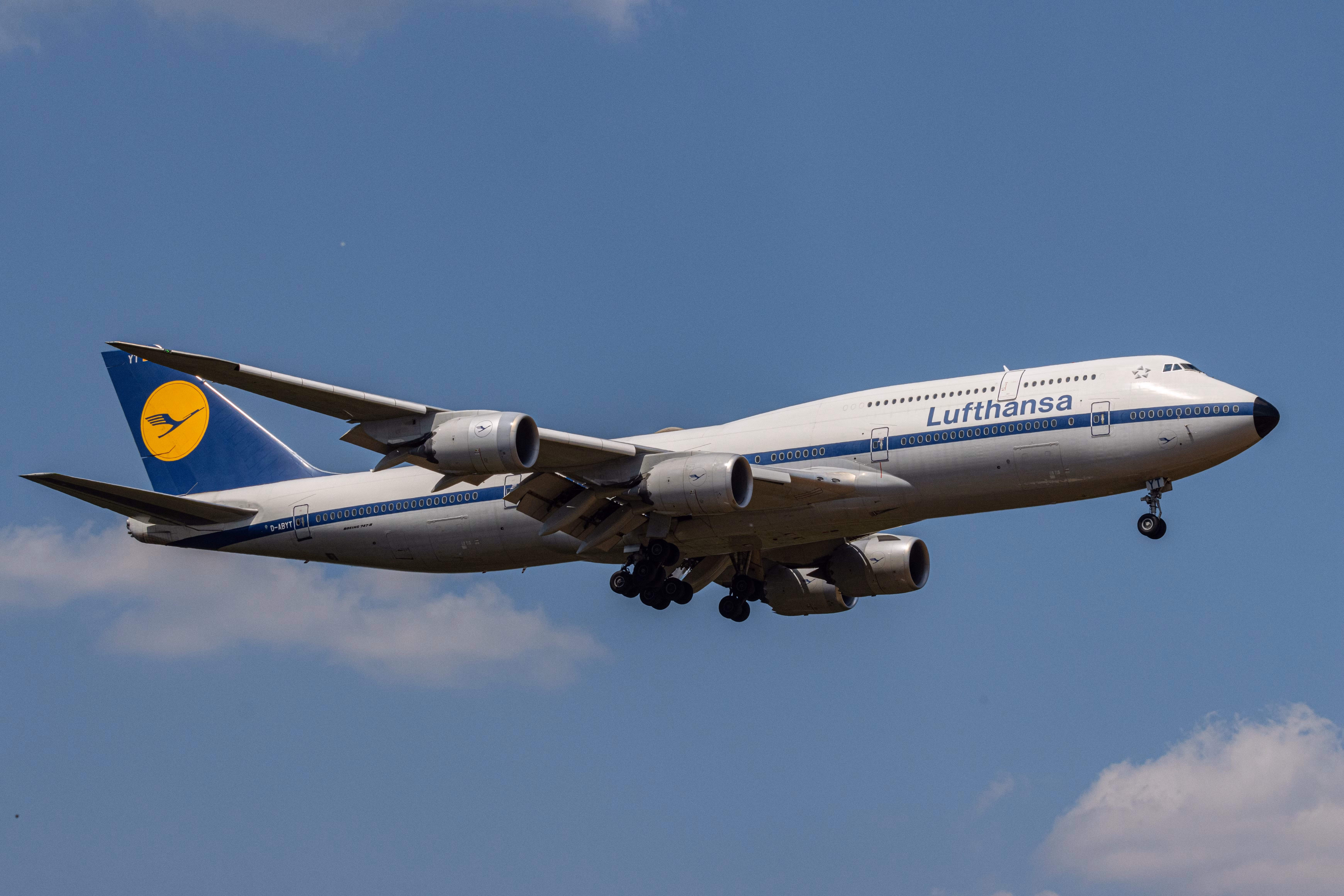 汉莎航空747机内