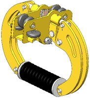 Vertical safety brake