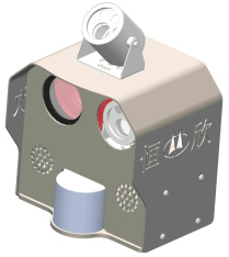 Vehicle-mounted road condition detection robot
