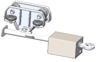 Mechanical intelligent rail detection device