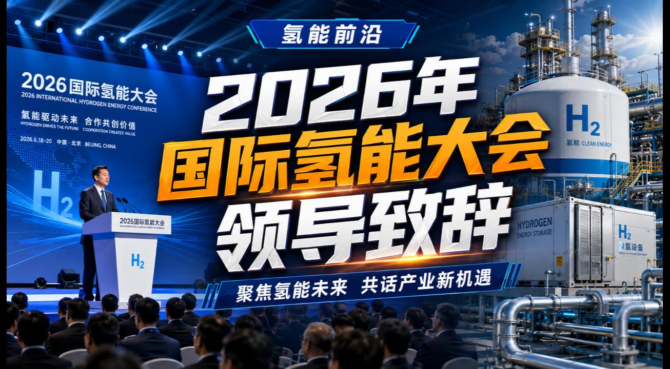 2026年 国际氢能大会 领导致辞