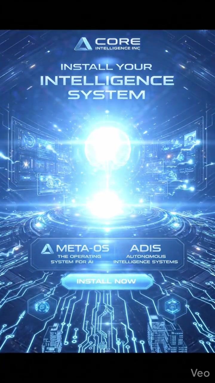 Core Intelligence Inc. We don’t build apps.   We install intelligence. Meta-OS runs as a control pla