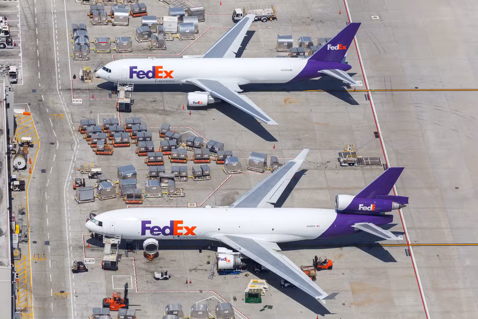 联邦快递MD-11和波音767
