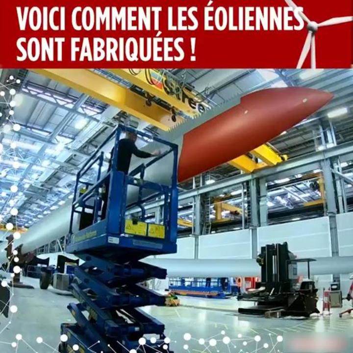 Voici comment les éoliennes sont fabriquées ! - Usines XXL #electricite #fypシ #fabrication #ingeneri
