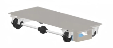 Air-driven reloading trolley