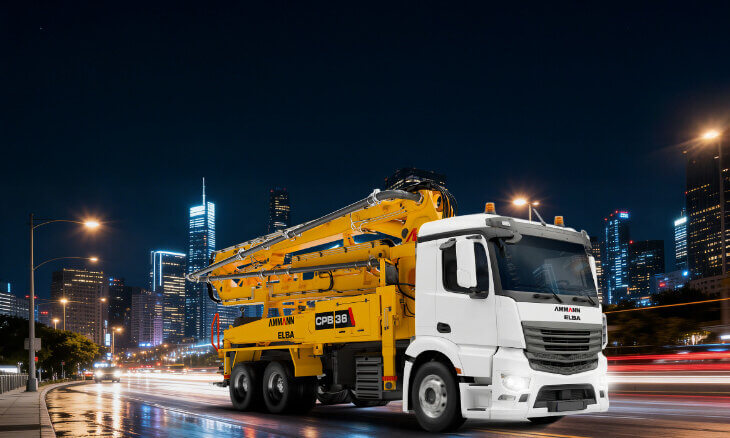 Ammann India launches CPB36 Truck Mounted Concrete Boom Pump under Ammann Elba brand