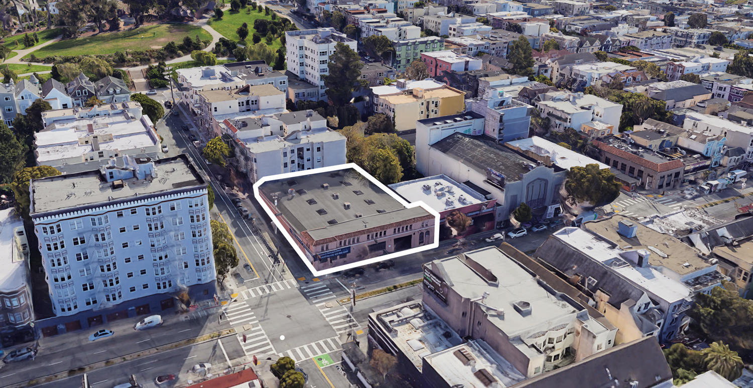 650 Divisadero Street，谷歌卫星图