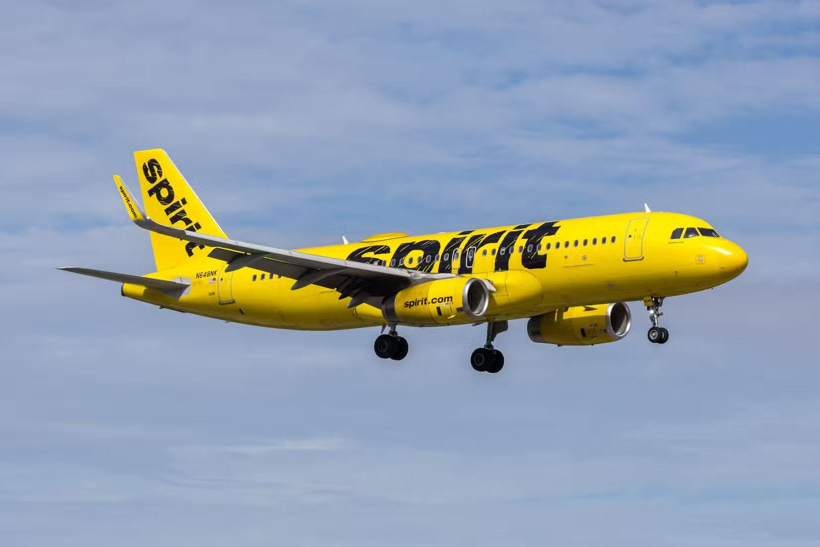 精神航空空客A320(最终状态)