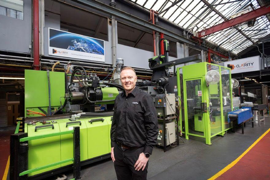 Clarity Plastics invests in 1,500-tonne injection moulding machine
