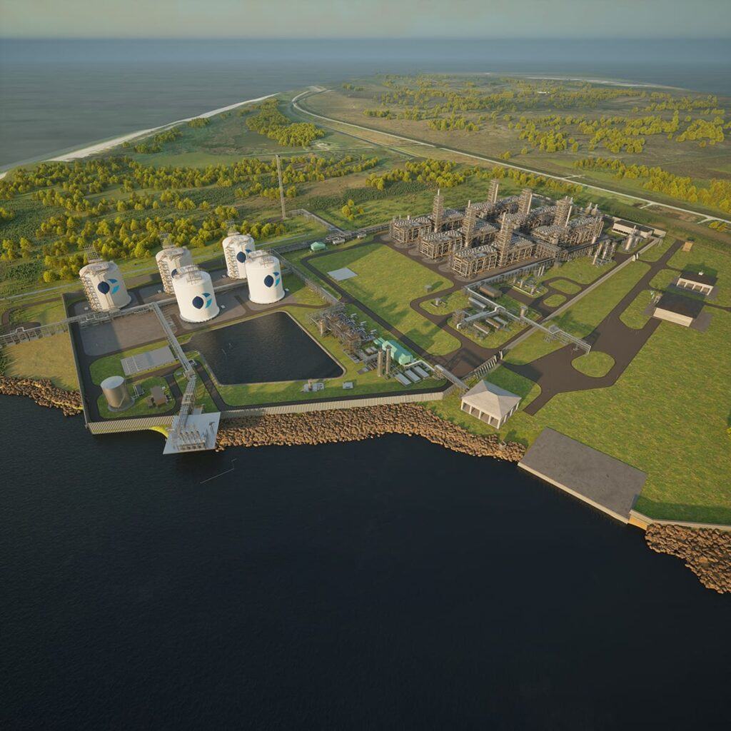 联邦液化天然气(Commonwealth LNG);来源:德希尼布能源(Technip Energies)