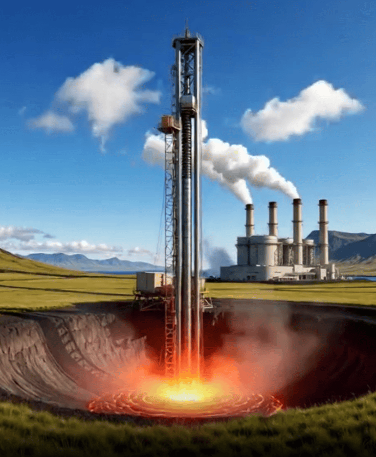 Iceland drilled so deep into the Earth… scientists accidentally hit magma. Not hot rock. Actual molt