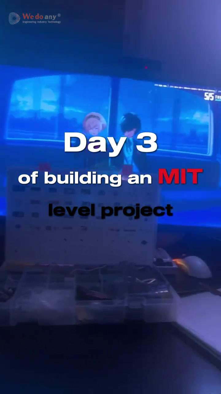 Day 3 of making robotics projects ? #buildinpublic #robotics #engineer #mitadmissions #stem 