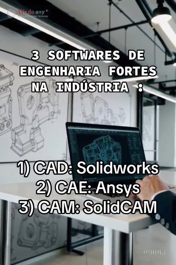 Softwares de engenharia muito fortes na indústria ? #estudantedeengenharia #engenheiromecanico #usin