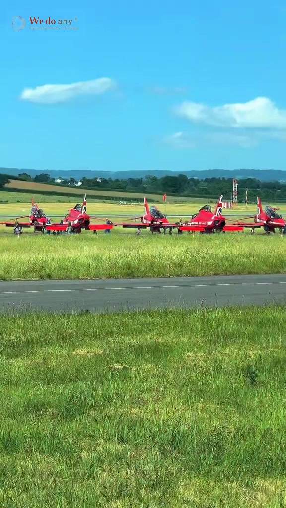 Proud to be supporting the Red Arrows this weekend. ✈️?? Early starts, long days, and plenty of logi