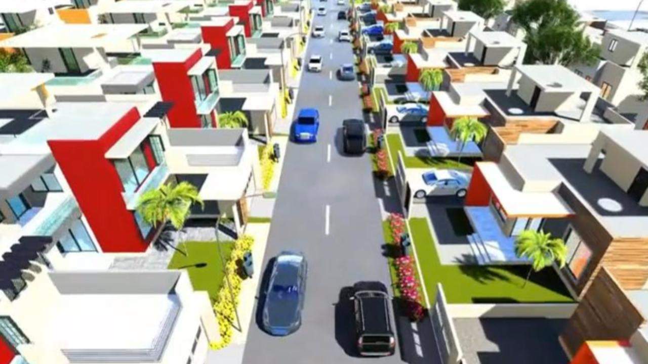 Découvrez l'avancée impressionnante de la construction de la nouvelle cité à Niamana, Mali ! ?️✨ Plo