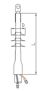 RSWY-1 Outdoor termination for screened, 1-core polymeric insulated cables 6kV, 10kV, 20kV, 30kV and 35kV