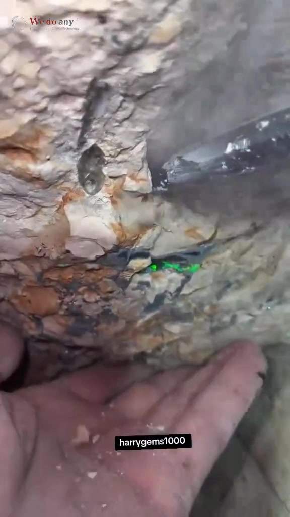 This is how you can find opal out here without a clue! #opal #mining #australia  #minerals #gemstone