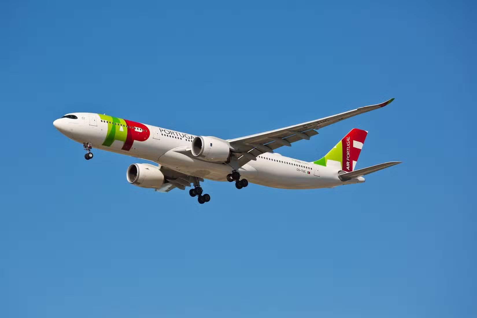 TAP葡萄牙航空(TAP Air Portugal)空客(Airbus) A330neo降落 shutterstock_1505036531