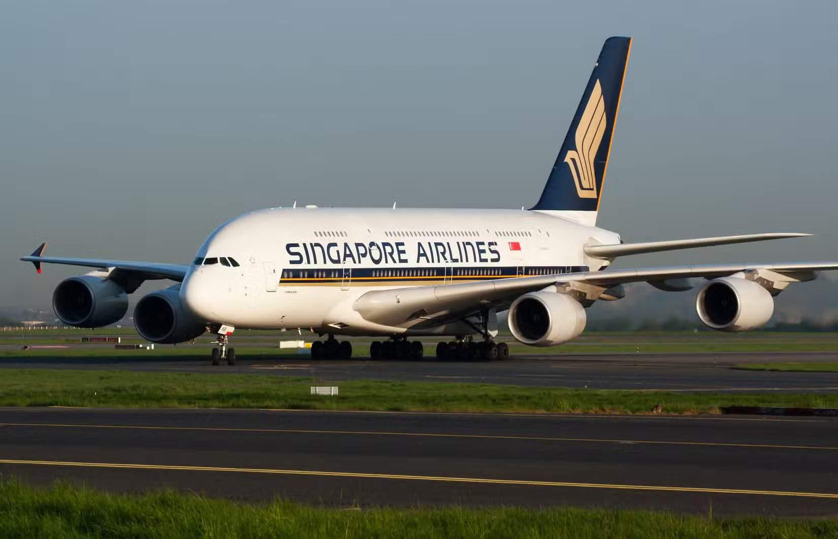 新加坡航空A380滑行