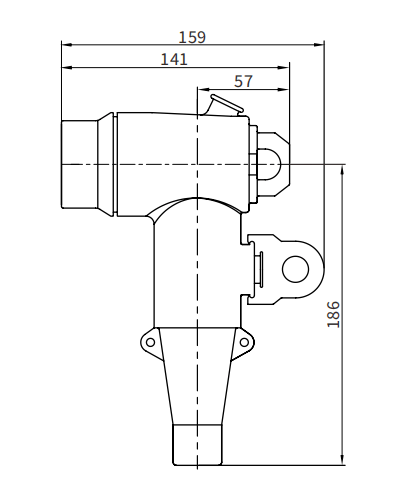 WEZT 24/250 250A Plug-in Type Elbow Connector