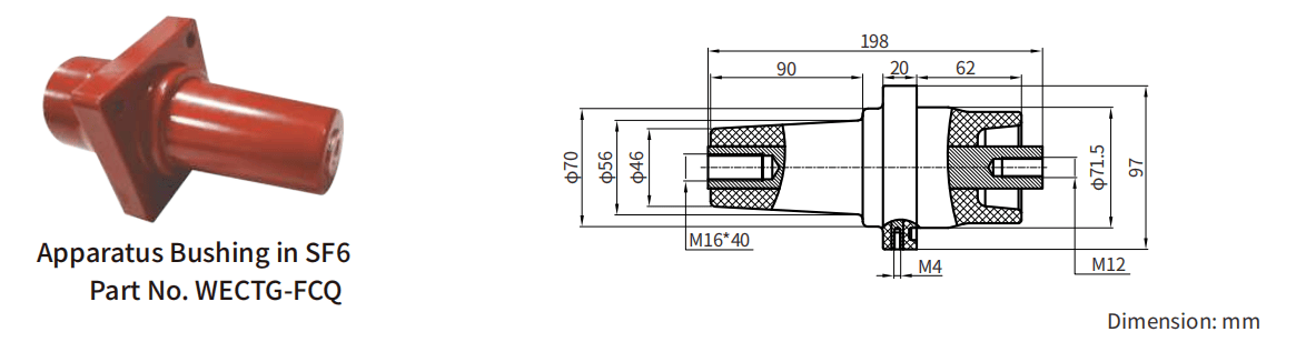 630A Apparatus Bushing