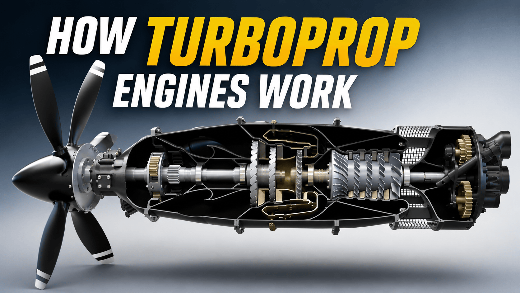 How TURBOPROP ENGINES Work