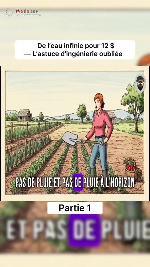 De l’eau infinie pour 12 $ — L’astuce d’ingénierie oubliée 