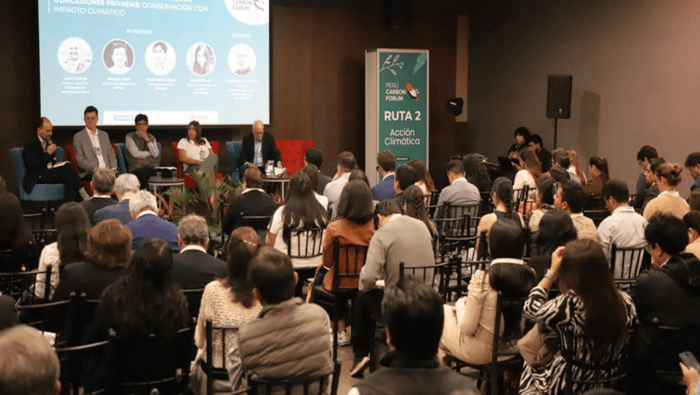 Sernanp destaca avances del Perú en financiamiento climático desde las áreas naturales protegidas durante el Perú Carbon Forum 2026
