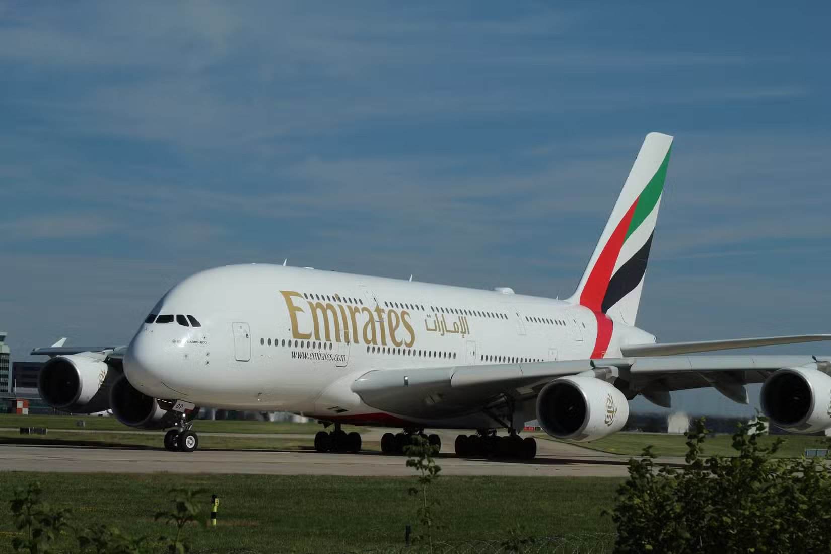 阿联酋航空A380滑行