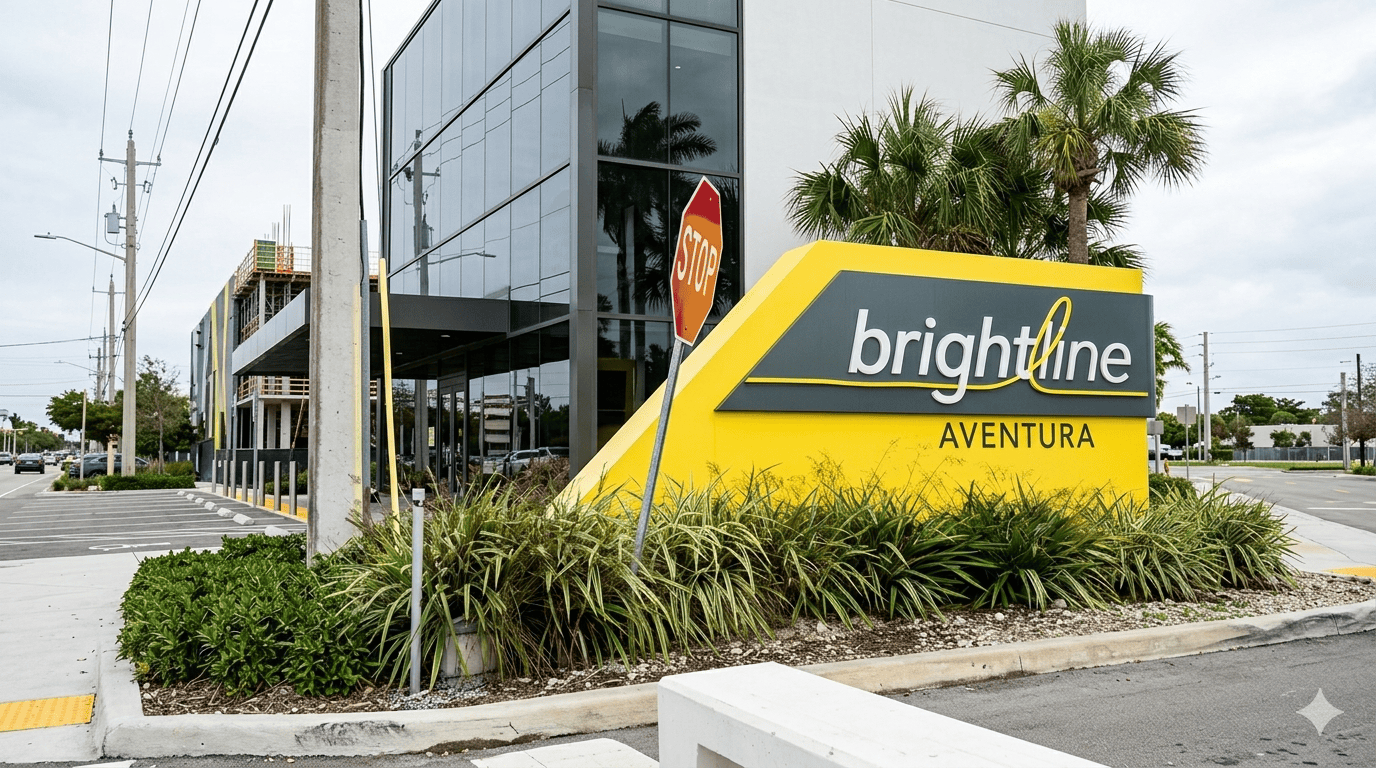 Brightline es el único proveedor privado de servicios ferroviarios de pasajeros de alta velocidad en