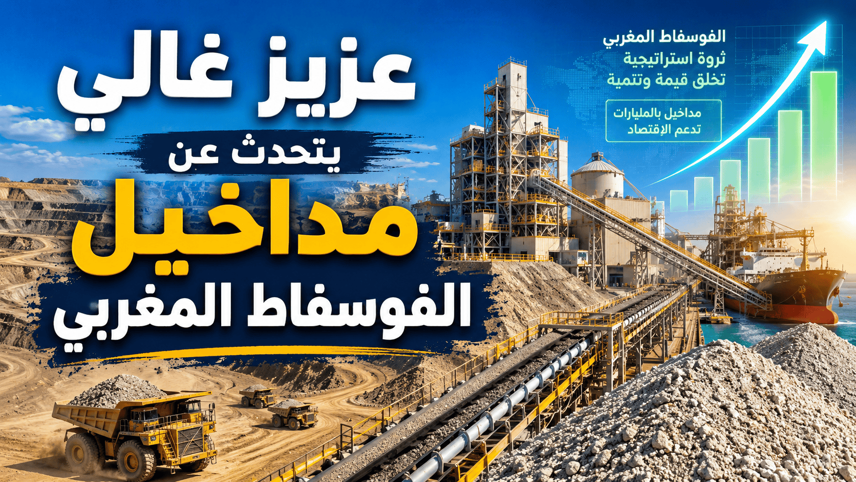 عزيز غالي يتحدث عن مداخيل الفوسفاط المغربي