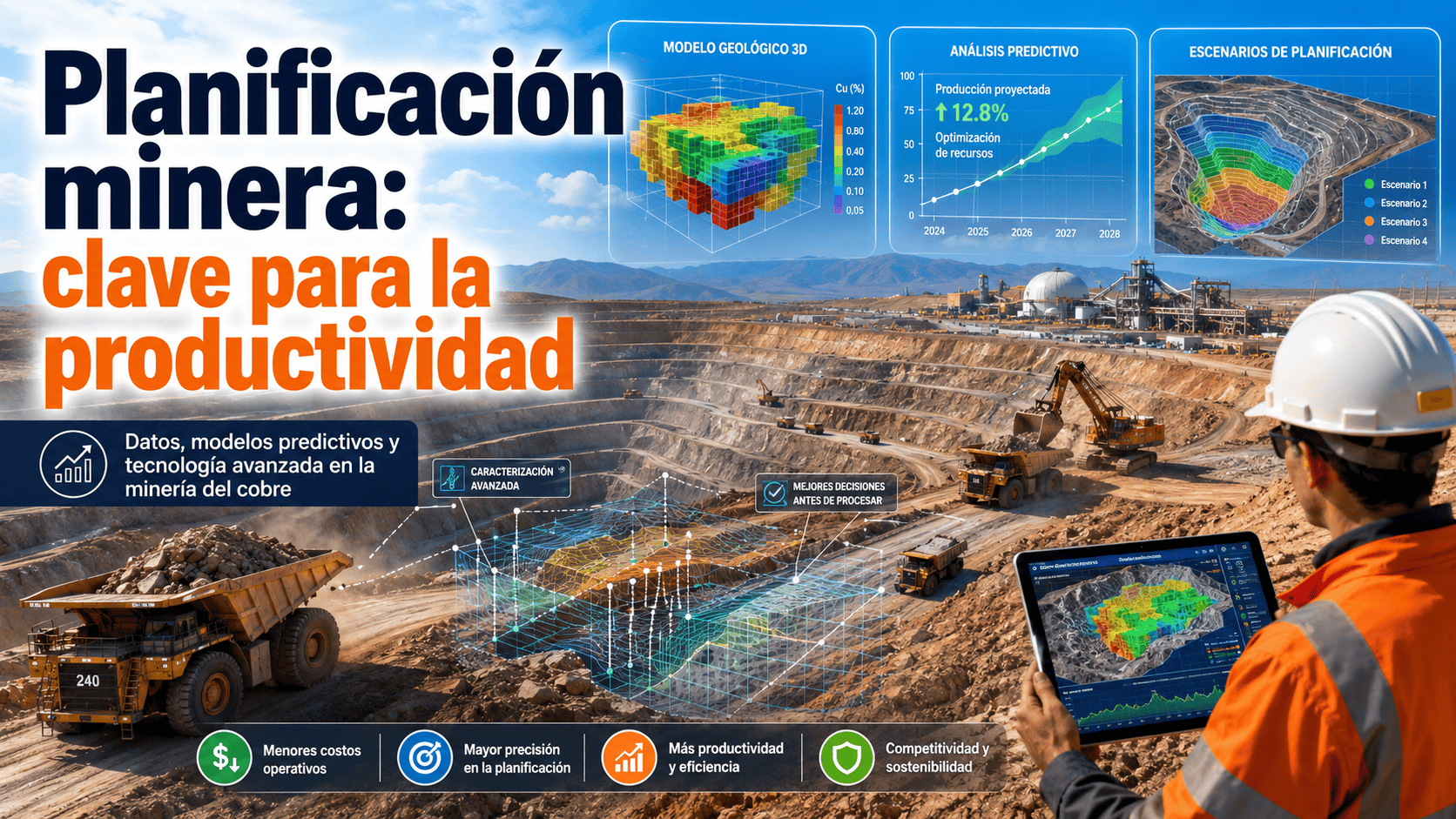 Planificación minera gana protagonismo para sostener productividad