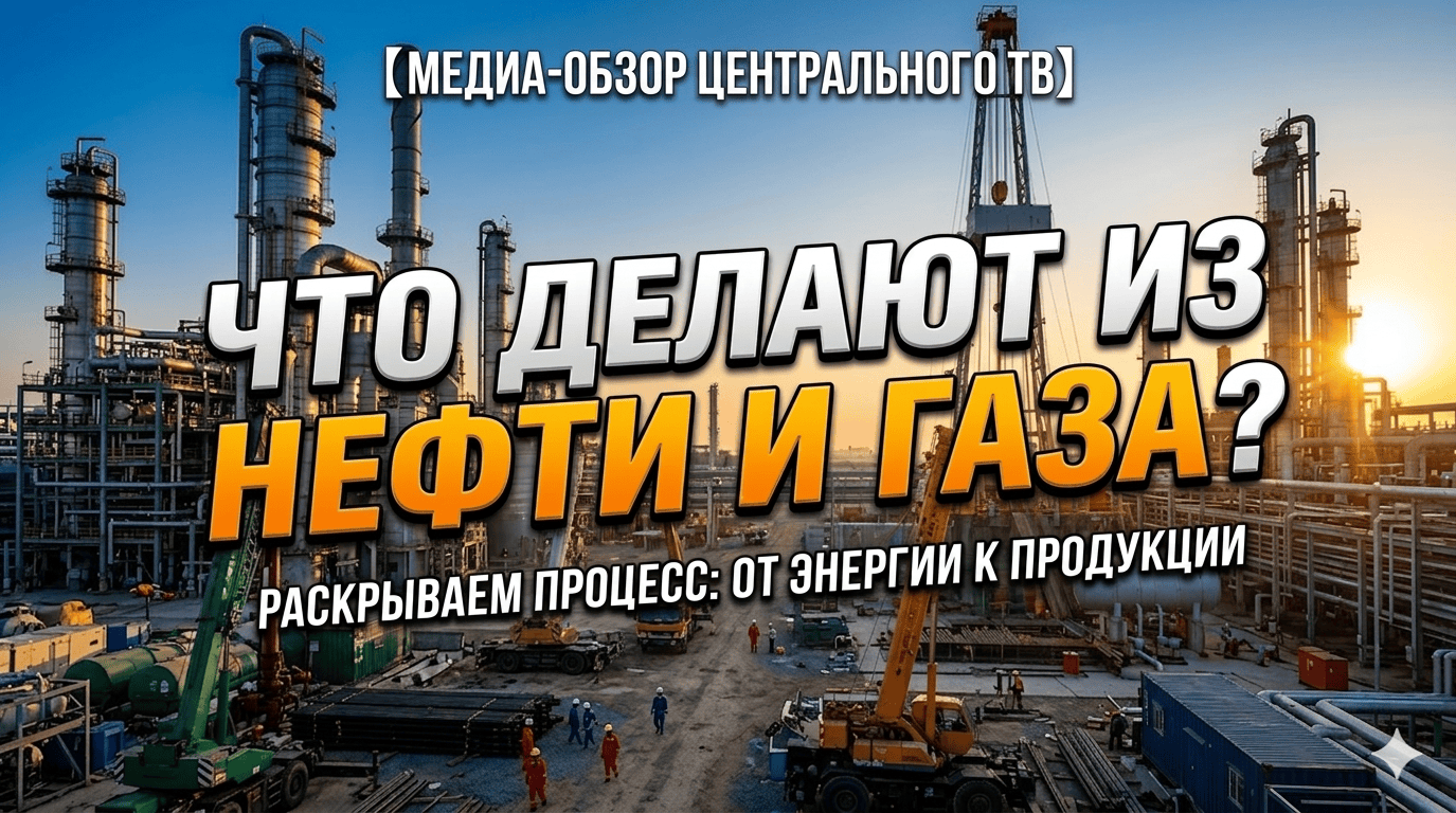 Что делают из нефти и газа？ #Промышленность #газ #нефть #ресурсы #хим...
