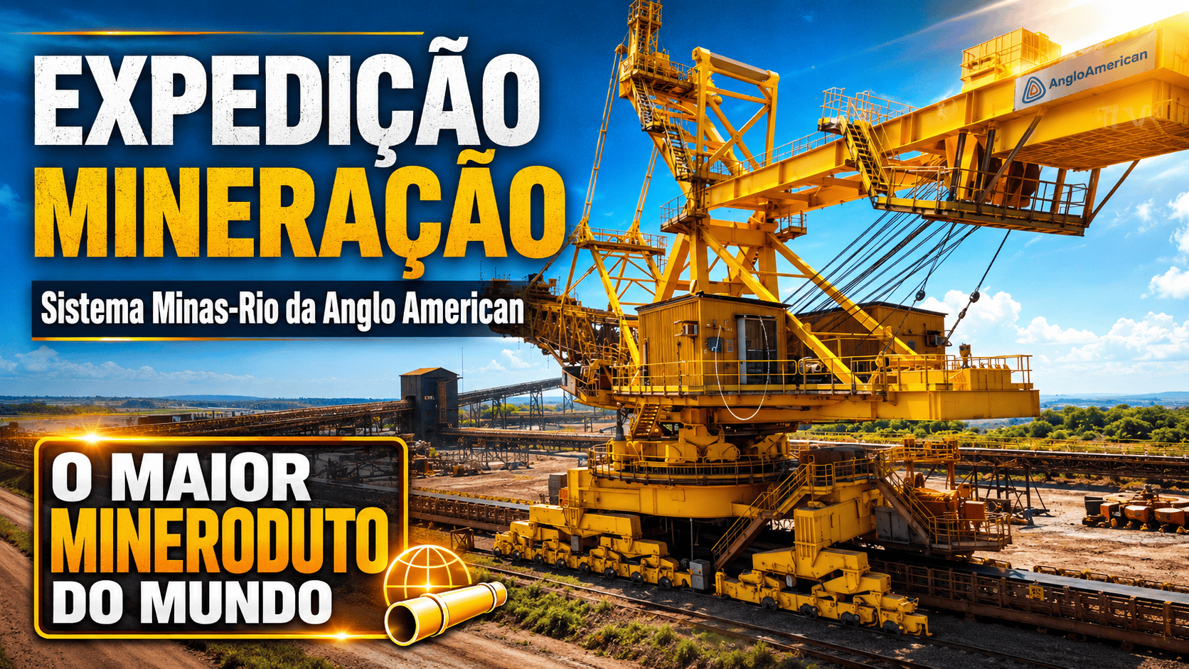 EXPEDIÇÃO MINERAÇÃO | Exploramos o Sistema Minas-Rio da Anglo American e o maior mineroduto do mundo