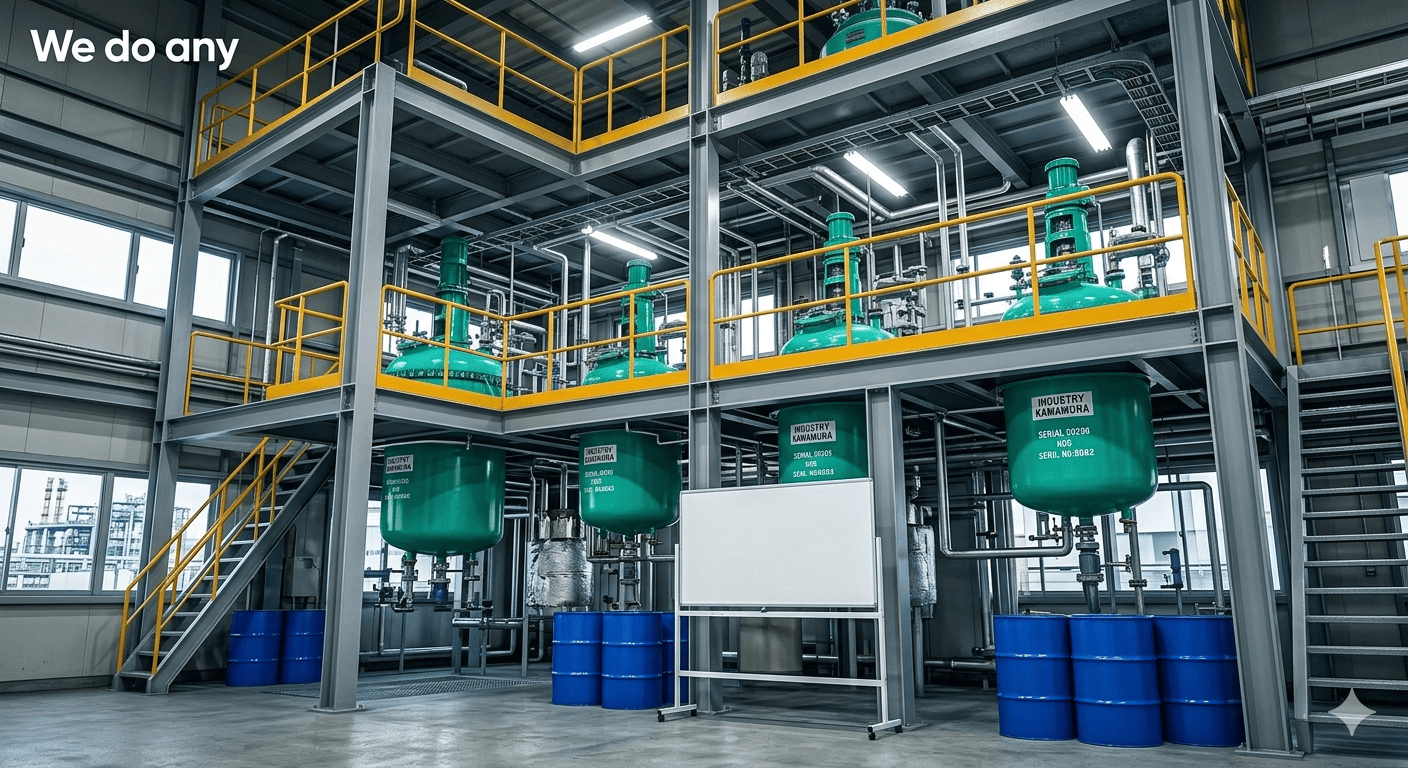 Chemische Produktionslinie Entdecken Sie modernste Effizienz und Präzision in unserer Produktionswel